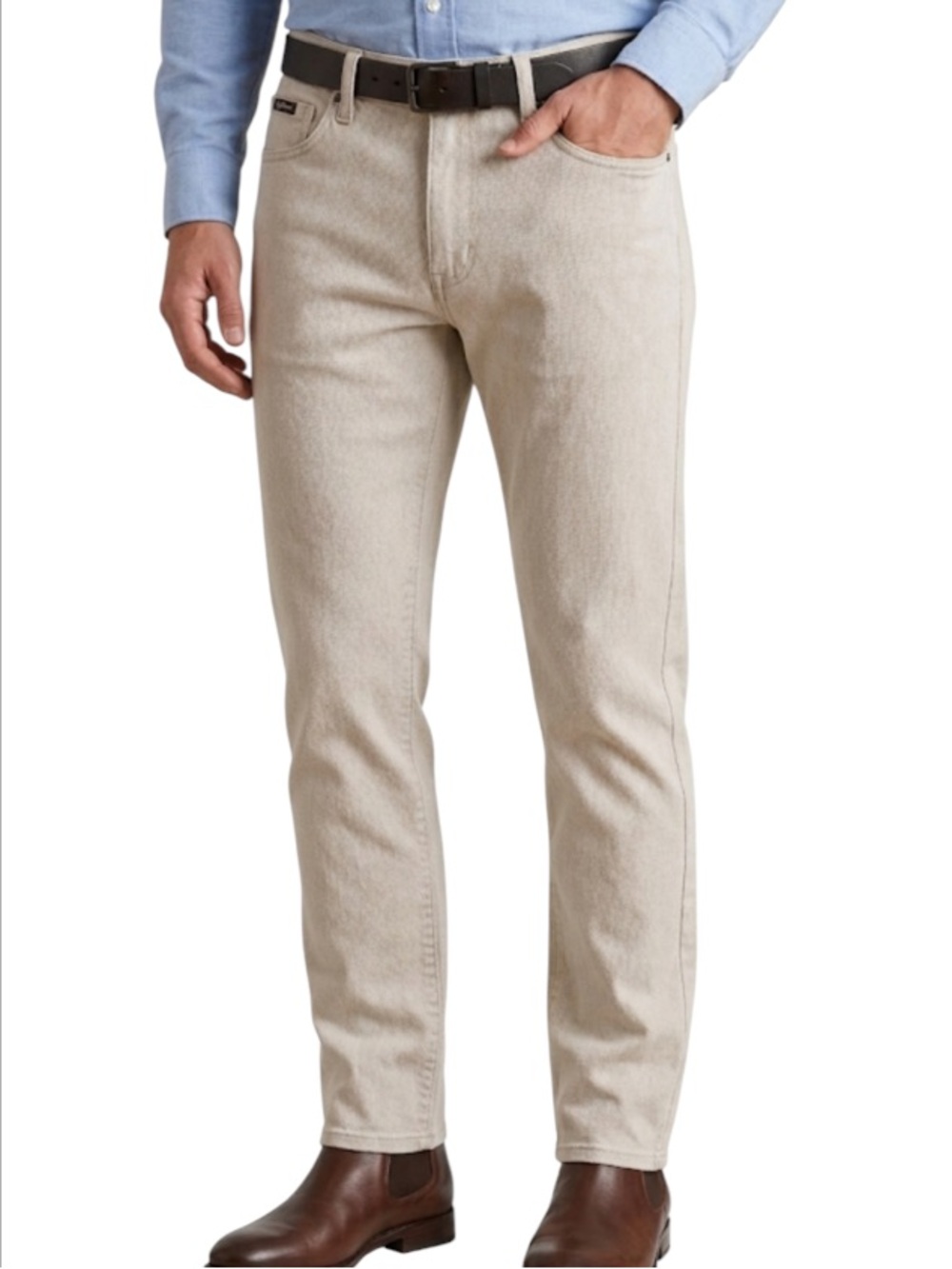 34 Heritage Pants Mens 32 Charisma Comfort Rise Classic Tan Khakis Stretch
A